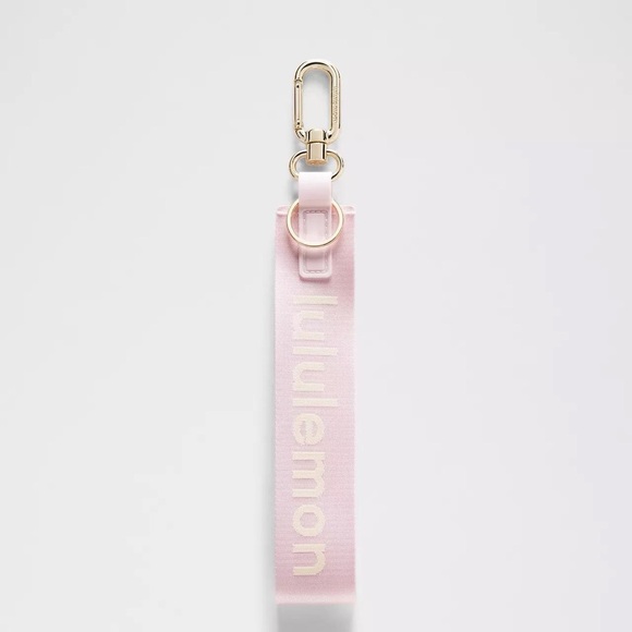 Lululemon Never Lost Keychain- Blissful Pink/Light Ivory